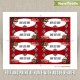 Disney Cars 2 Editable Birthday Food Labels - Tent Cards