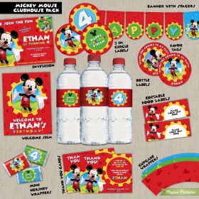 Disney Mickey Mouse Clubhouse Printable Party Package