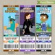Personalized Disney Phineas and Ferb Birthday Ticket Invitation Card