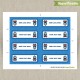 Thomas the Train Editable Birthday Tent Cards - Instant Download!