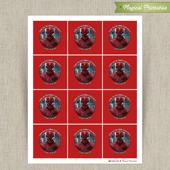 Free Printable Spiderman Gift Tags Free Templates Printable