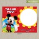 Disney Mickey Mouse Clubhouse Printable Birthday Thank You Cards - Choose from 2 designs